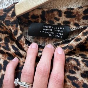 Dressed in LALA Brown Leopard Print Top